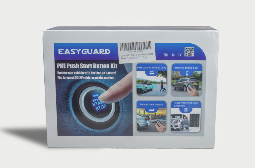 EASYGUARD EC003 Smart Key PKE Passive Keyless Entry Car Alarm System